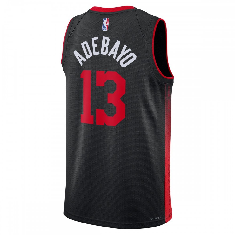 Bam Adebayo Miami Heat Nike Unisex 23/24 Swingman Jersey - Black - City Edition-League Wear Hub