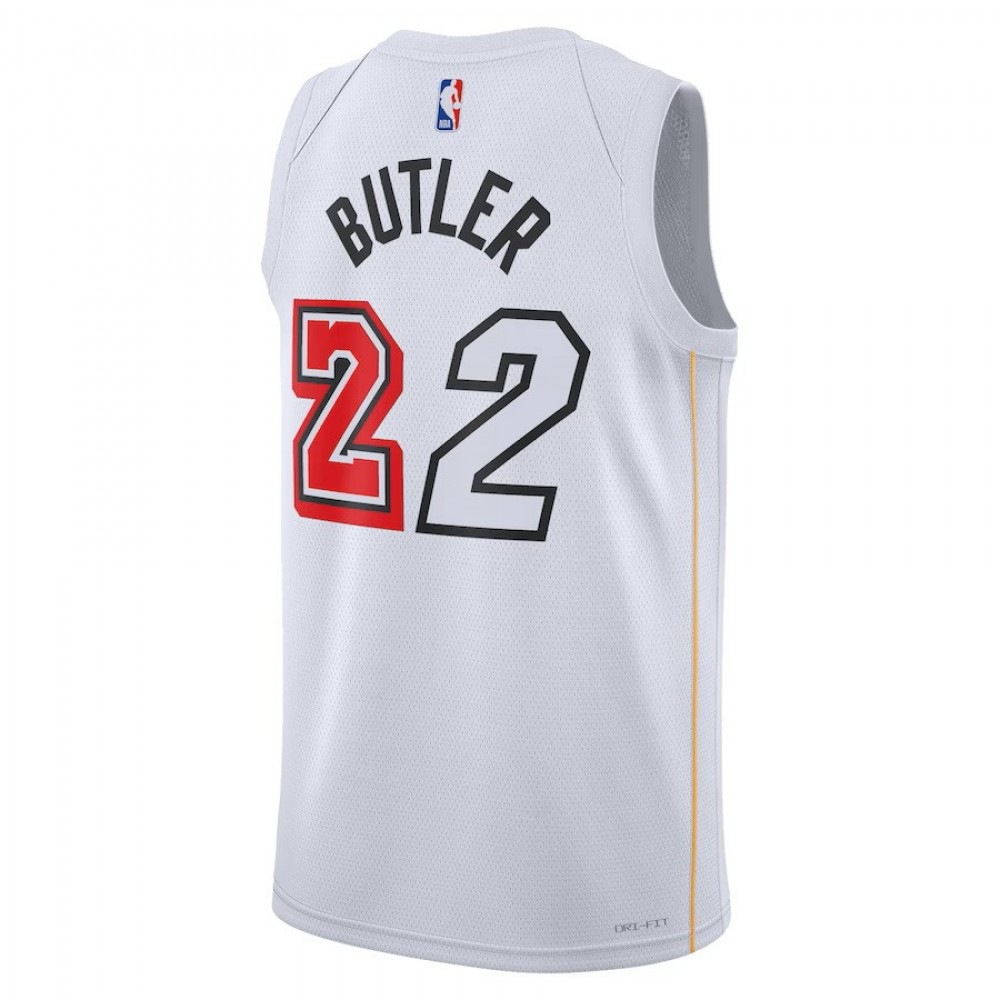 Jimmy Butler Miami Heat Nike Unisex 22/23 Swingman Jersey - City Edition - White-League Wear Hub