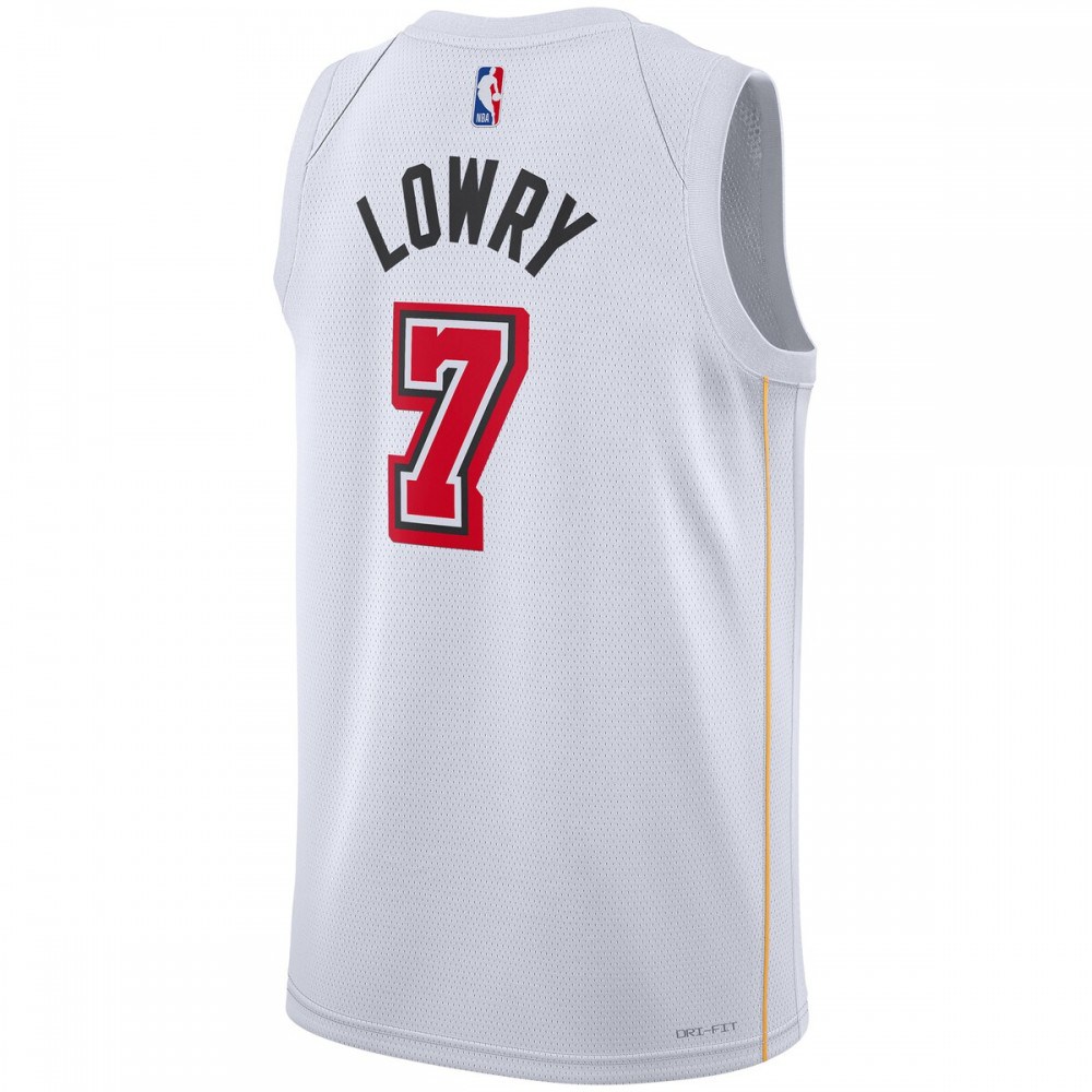 Kyle Lowry Miami Heat Nike Unisex 22/23 Swingman Jersey - City Edition - White-League Wear Hub