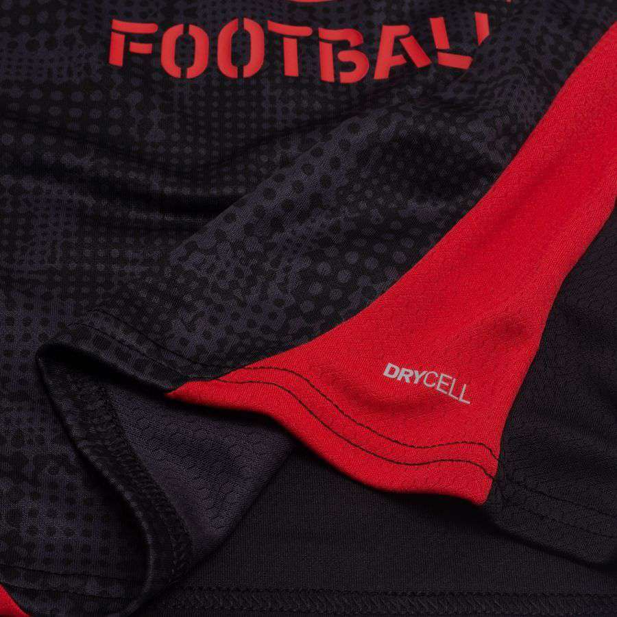 Milan Training Shirt 1/4 Zip - PUMA Black/For All Time Red Kids-League Wear Hub