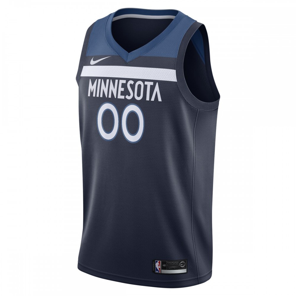 Minnesota Timberwolves Nike Swingman Custom Jersey Navy - Icon Edition-League Wear Hub