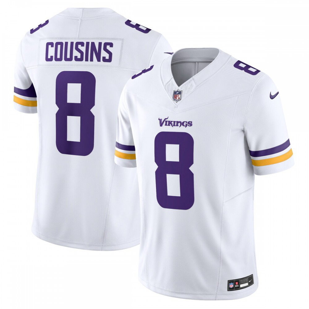 Kirk Cousins Minnesota Vikings Nike Vapor F.U.S.E. Limited Jersey - White-League Wear Hub