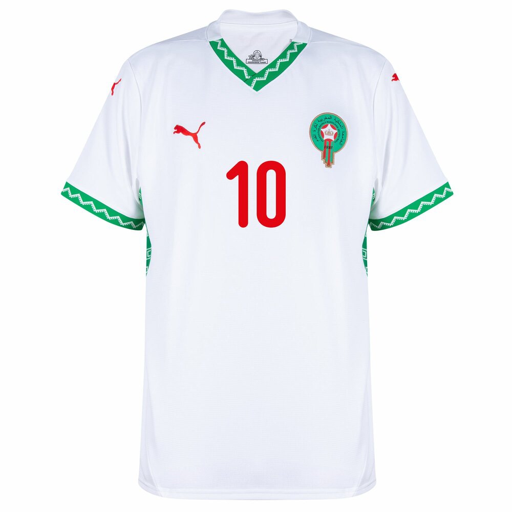 Morocco Men's Brahim 10 Away Jersey 24/25-League Wear Hub