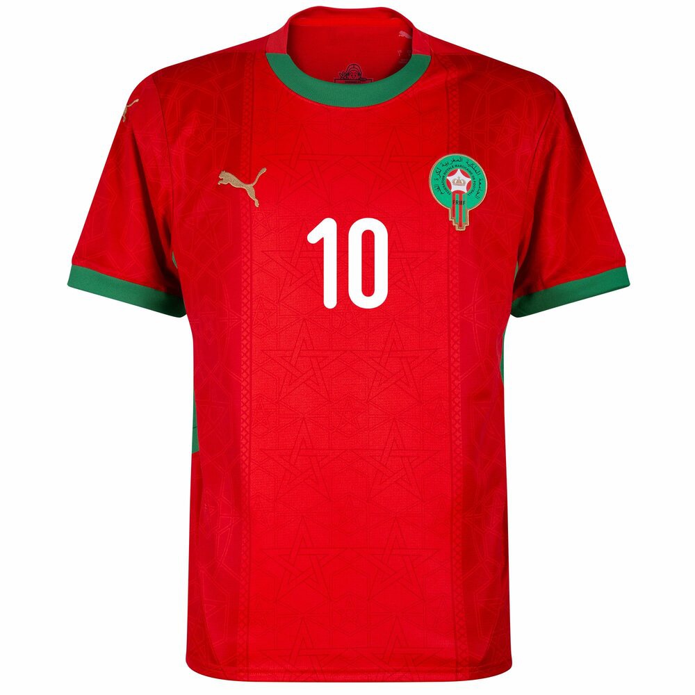 Morocco Men's Brahim 10 Home Jersey 24/25-League Wear Hub