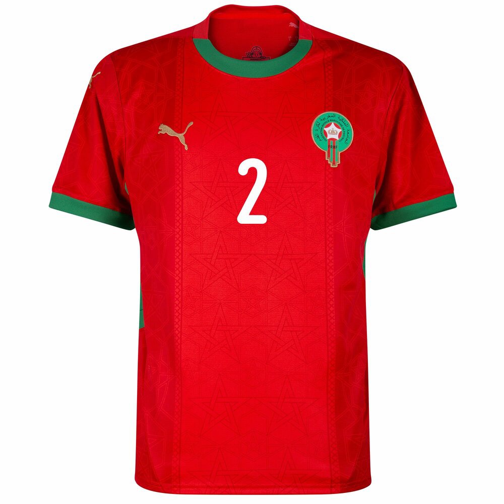 Morocco Men's Hakimi 2 Home Jersey 24/25-League Wear Hub