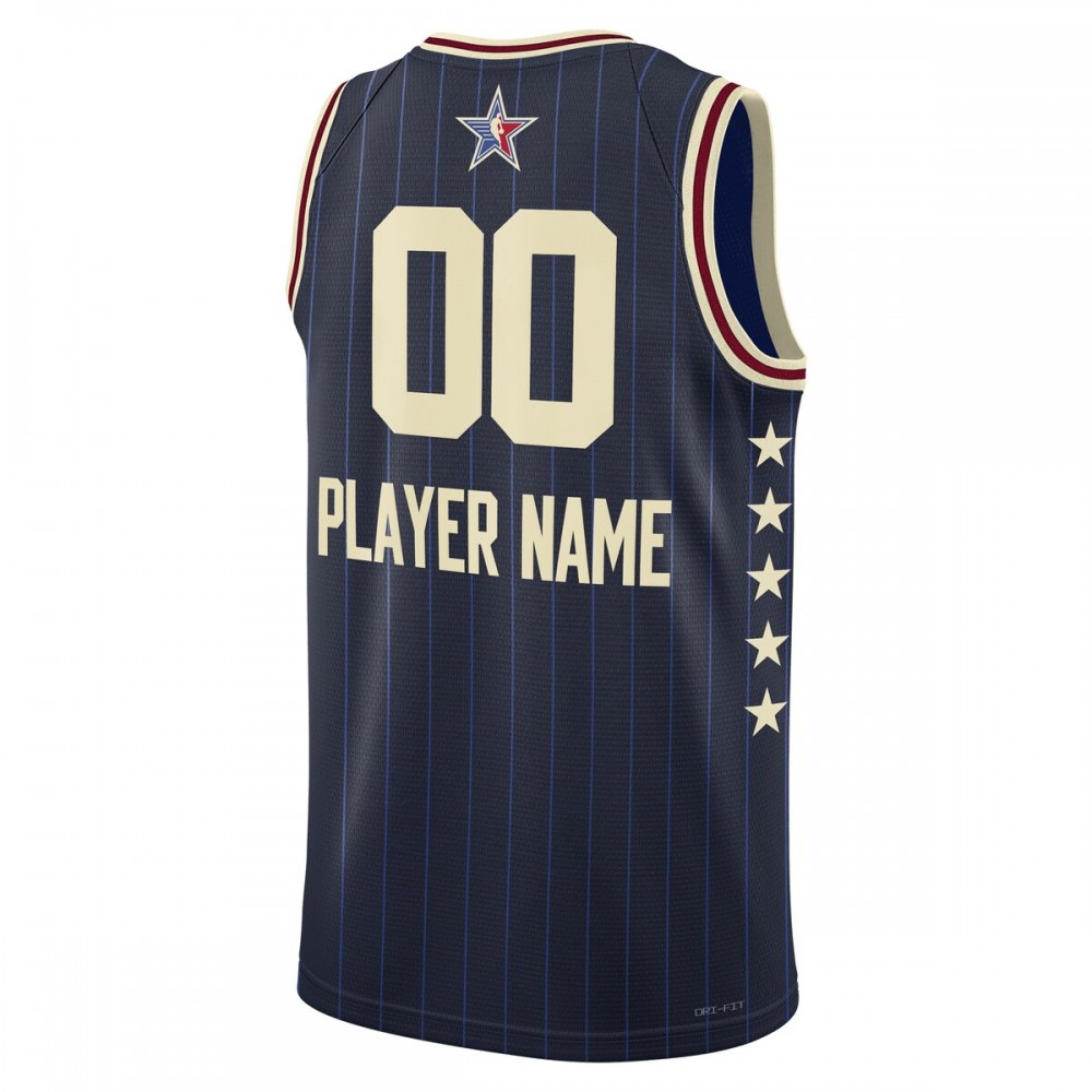 Jordan Brand Unisex 2024 NBA All-Star Game Swingman Custom Jersey - Navy-League Wear Hub