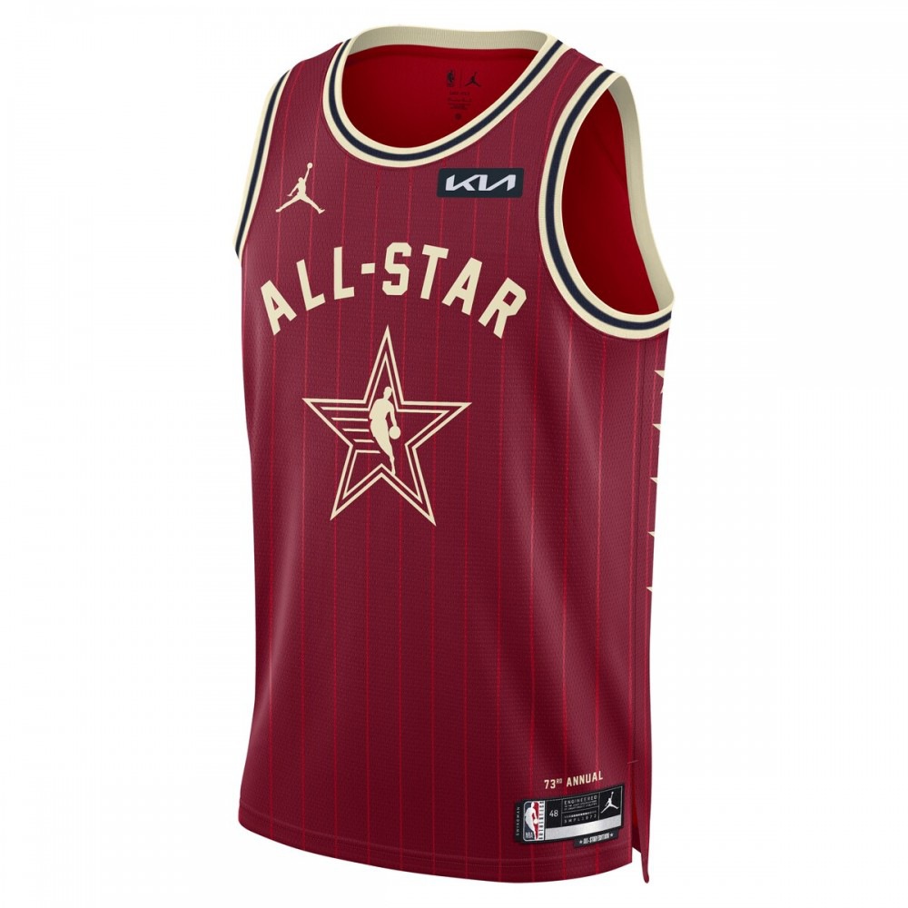 Jordan Brand Unisex 2024 NBA All-Star Game Swingman Custom Jersey - Crimson-League Wear Hub
