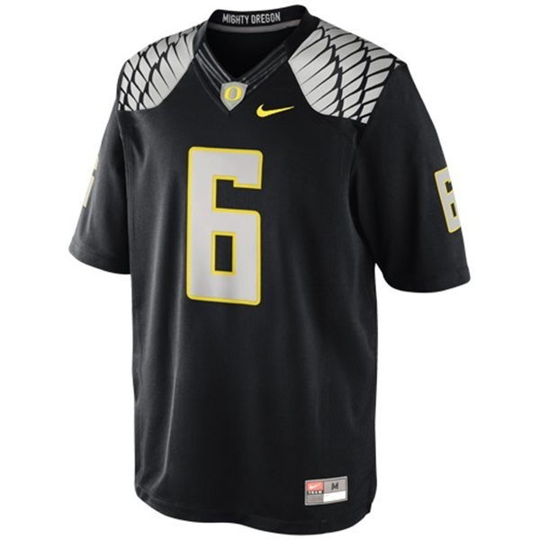 Oregon Ducks De'Anthony Thomas #6 Black Men Stitch Jersey Nike-League Wear Hub