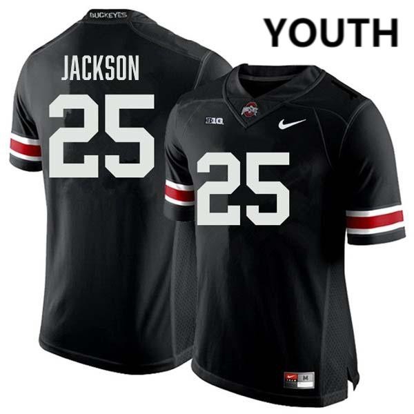 Youth Ohio State Buckeyes #25 Bo Jackson Black Nike Stitch Jerseys-League Wear Hub