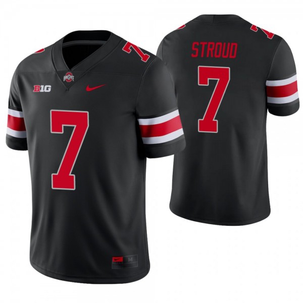 Nike Ohio State Buckeyes #7 C.J. Stroud Men Stitch Jersey - Black-League Wear Hub