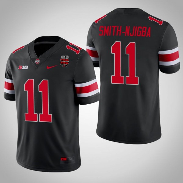 Nike Ohio State Buckeyes #11 Jaxon Smith-Njigba Men Stitch Jersey - Black-League Wear Hub