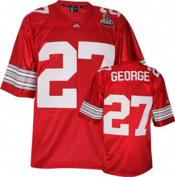 Nike Ohio State Buckeyes #27 Eddie George Youth(Kids) Jersey - Red-League Wear Hub