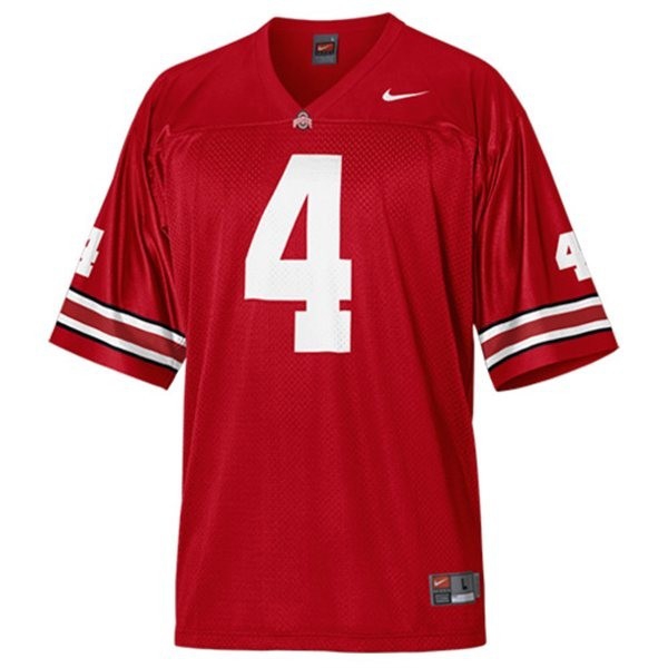 Nike Ohio State Buckeyes #4 Kirk Herbstreit Men Stitch Jersey - Red-League Wear Hub