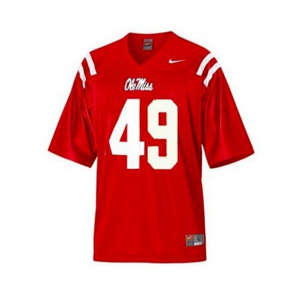 Nike Ole Miss Rebels #49 Patrick Willis Men Stitch Jersey - Red-League Wear Hub