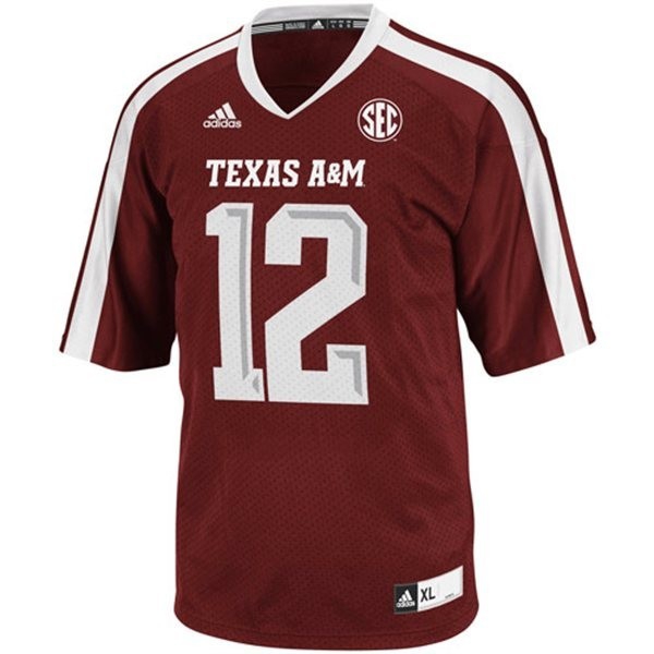 Adidas Texas A&M Aggies 12th Man Men Stitch Jersey - Red-League Wear Hub