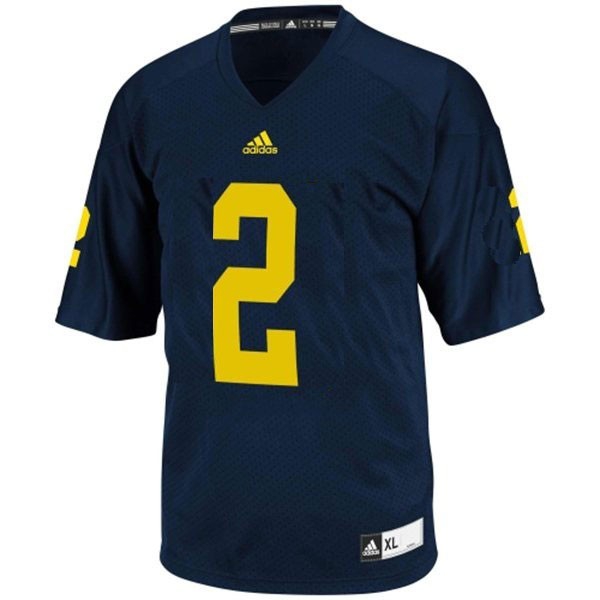 Michigan Wolverines Charles Woodson #2 Blue Youth(Kids) Jersey Adidas-League Wear Hub