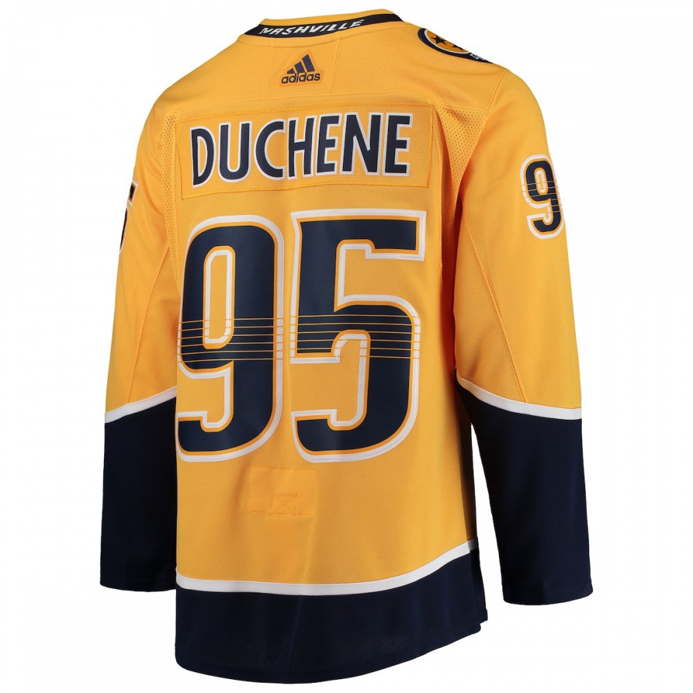 Matt Duchene Nashville Predators adidas Home Authentic Player Jersey - Gold-League Wear Hub