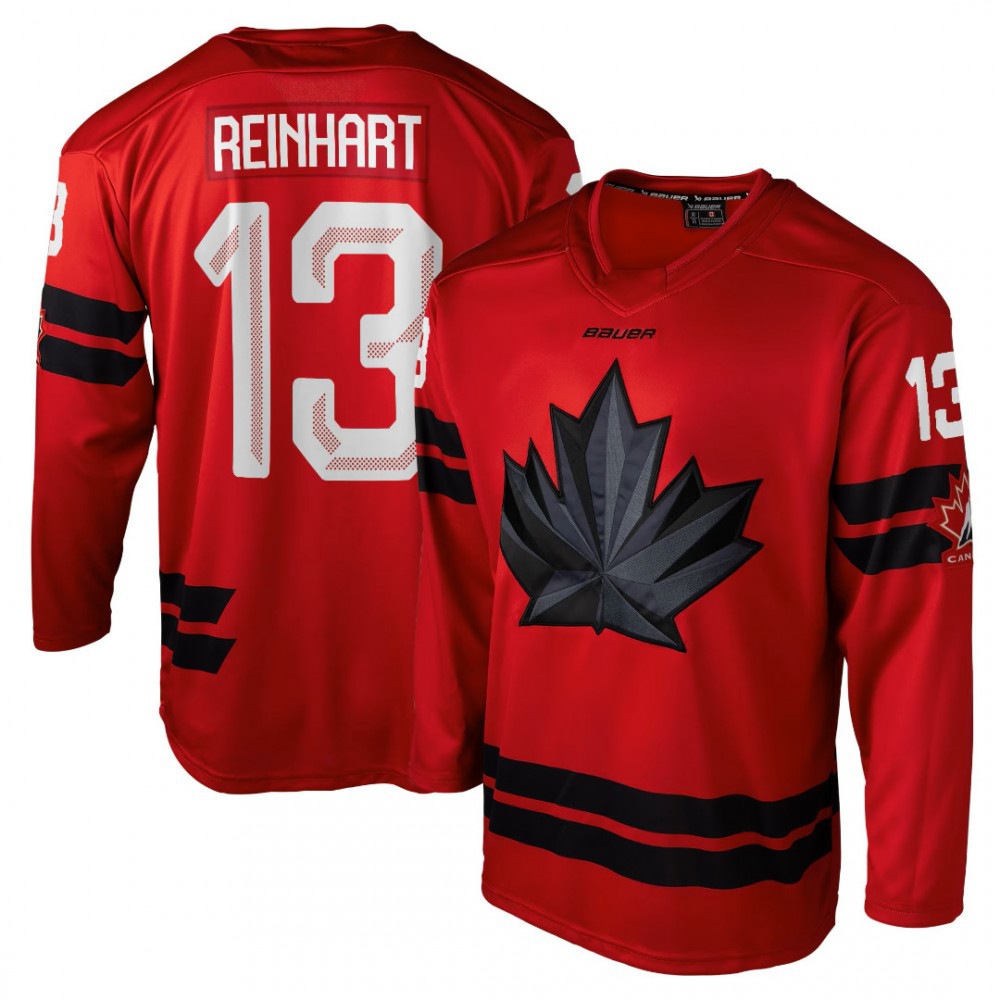 Sam Reinhart Hockey Bauer Canada 2026 Olympics Replica Jersey - Red-League Wear Hub