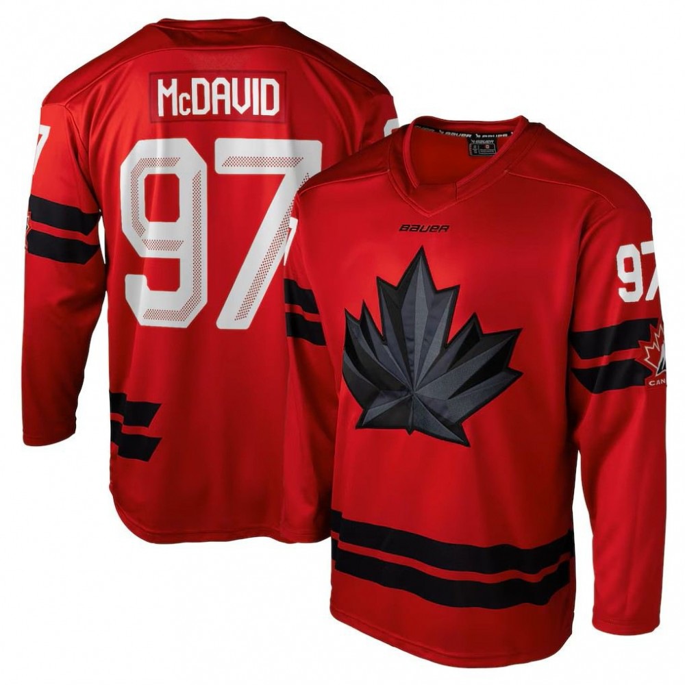 Connor McDavid Hockey Bauer Canada 2026 Olympics Replica Jersey - Red-League Wear Hub