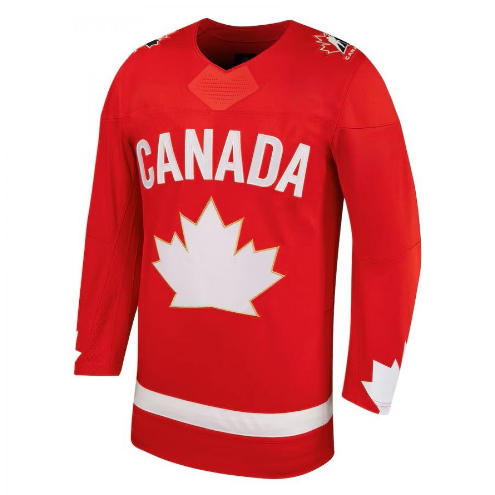 Unisex Blank Red Hockey Canada Alternate Replica Jersey-League Wear Hub