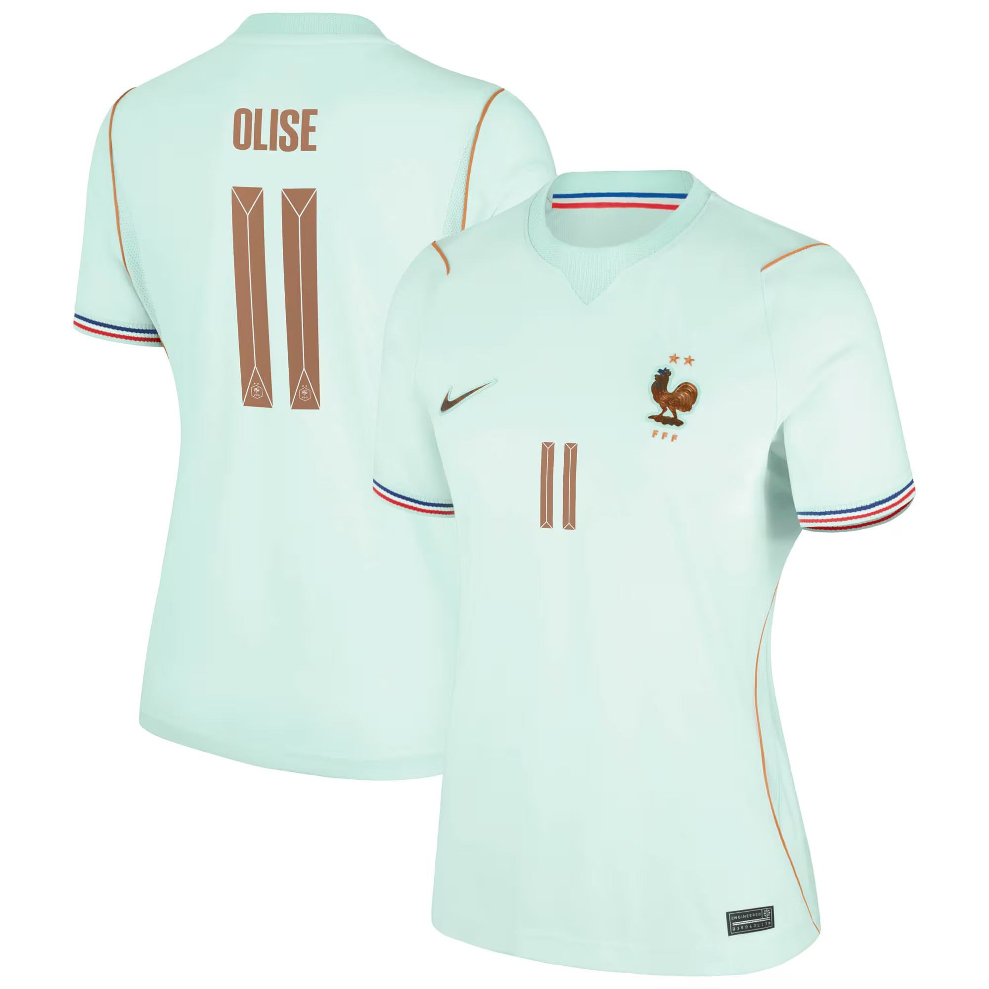 New France Away Green World Cup 2026 Women's Jersey-League Wear Hub