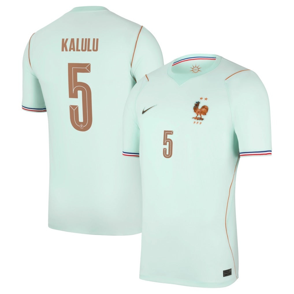 New France Kalulu Away Jersey Green World Cup 2026 Men-League Wear Hub