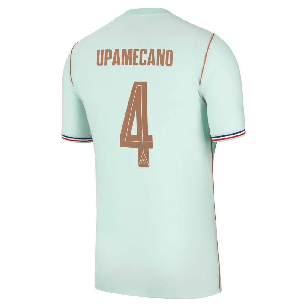 New France Upamecano Away Green World Cup 2026 Men's Jersey-League Wear Hub