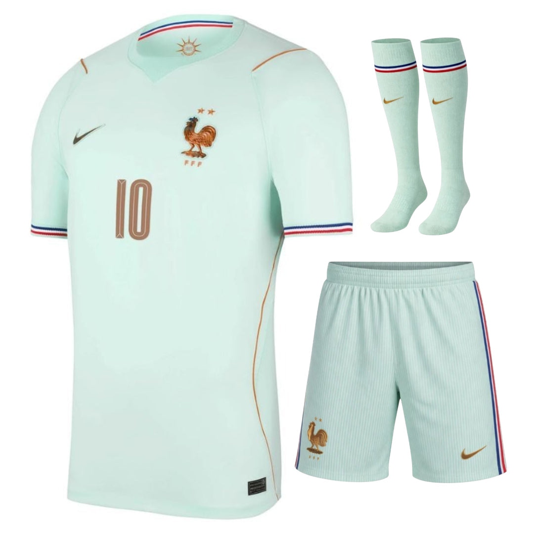 New Kids France Mbappé Away Green 2026 World Cup Kit-League Wear Hub
