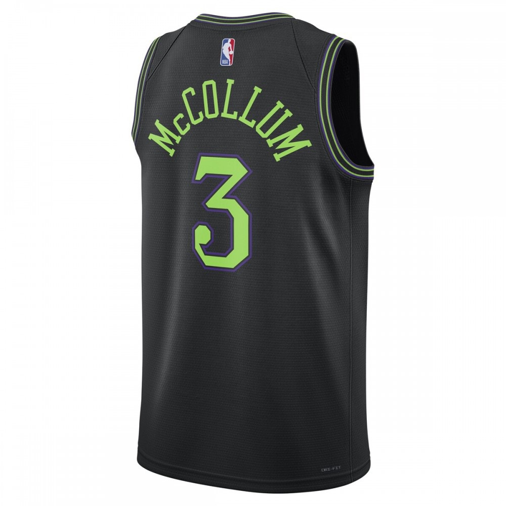CJ McCollum New Orleans Pelicans Nike Unisex 23/24 Swingman Jersey - Black - City Edition-League Wear Hub