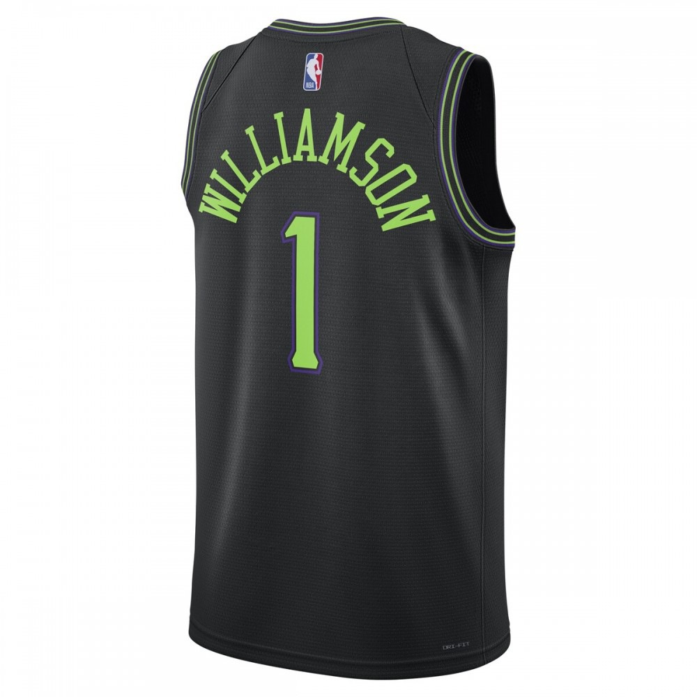 Zion Williamson New Orleans Pelicans Nike Unisex 23/24 Swingman Jersey - Black - City Edition-League Wear Hub