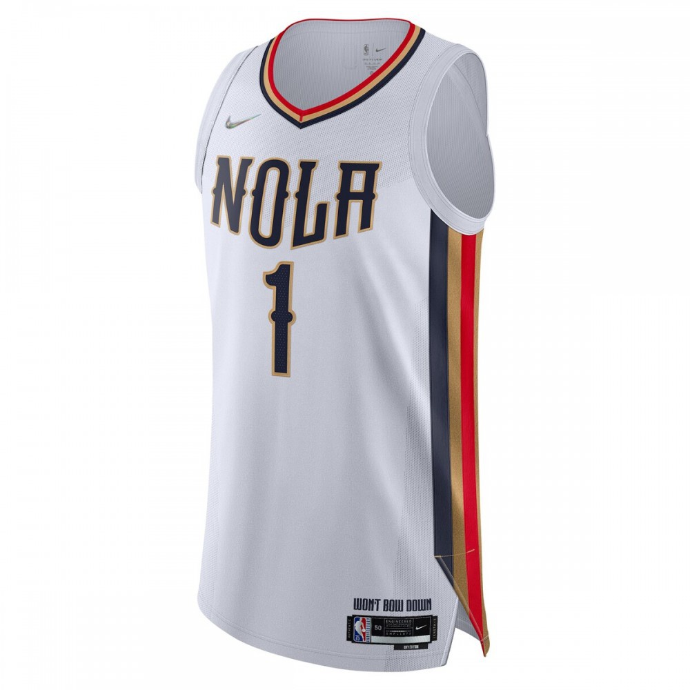Zion Williamson New Orleans Pelicans Nike 21/22 Swingman Jersey - City Edition - White-League Wear Hub