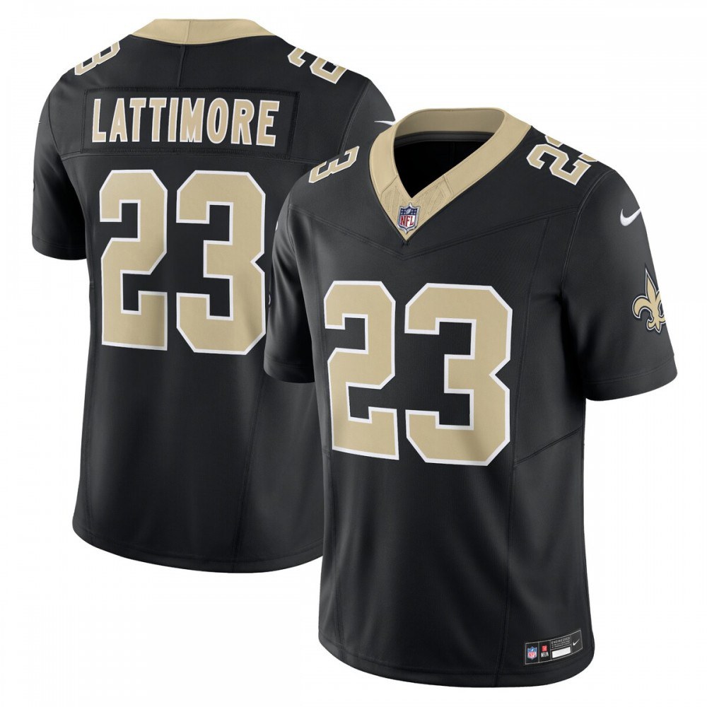 Marshon Lattimore New Orleans Saints Nike Vapor F.U.S.E. Limited Jersey - Black-League Wear Hub