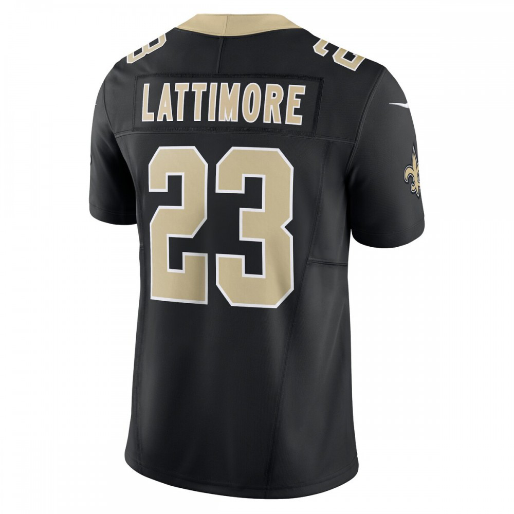 Marshon Lattimore New Orleans Saints Nike Vapor F.U.S.E. Limited Jersey - Black-League Wear Hub