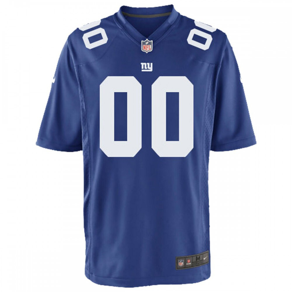 New York Giants Nike Youth Custom Game Jersey - Royal-League Wear Hub