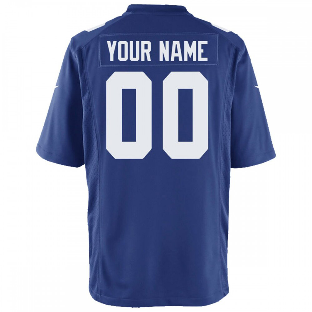 New York Giants Nike Youth Custom Game Jersey - Royal-League Wear Hub