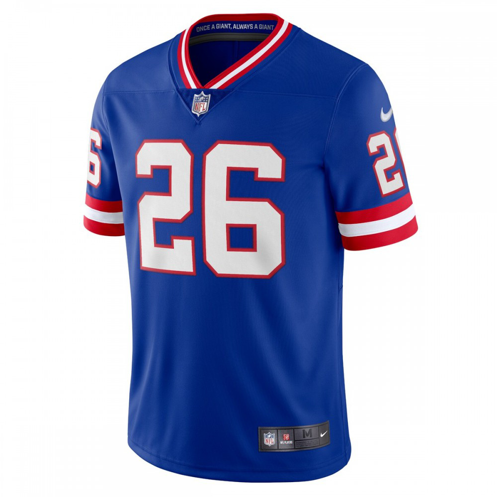 Saquon Barkley New York Giants Nike Classic Vapor Limited Player Jersey - Royal-League Wear Hub