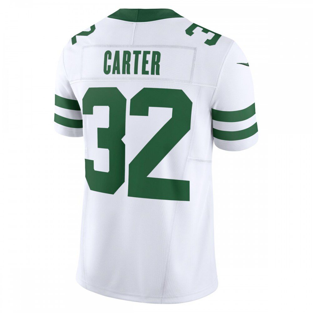 Michael Carter New York Jets Nike Vapor F.U.S.E. Limited Jersey - White-League Wear Hub