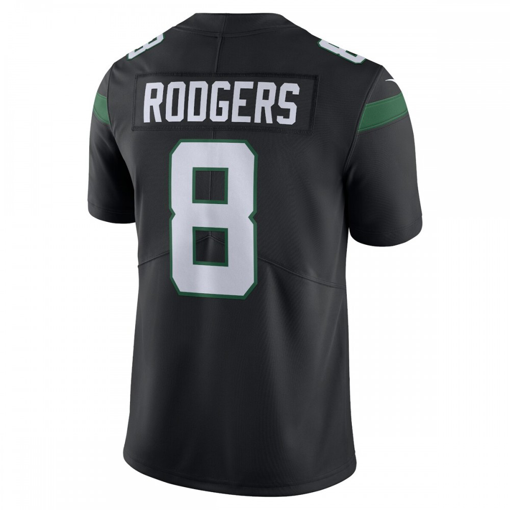 Aaron Rodgers New York Jets Nike Vapor Untouchable Limited Jersey - Black-League Wear Hub