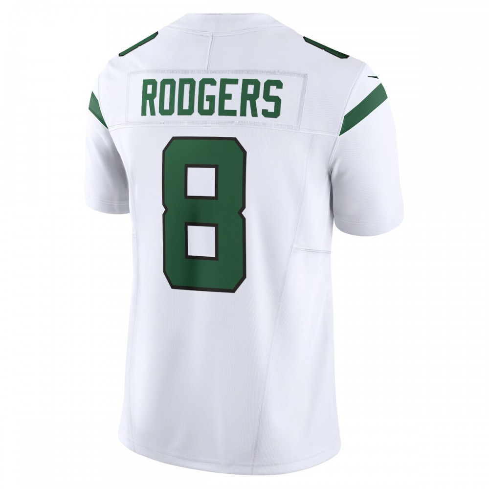 Aaron Rodgers New York Jets Nike Vapor F.U.S.E. Limited Jersey - Spotlight White-League Wear Hub