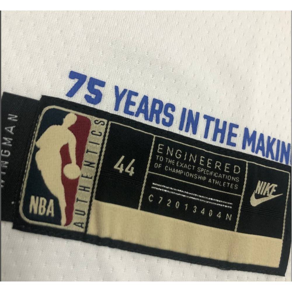 Men's New York Knicks Kemba Walker #8 White 21/22 Swingman Jersey - Classic Edition-League Wear Hub