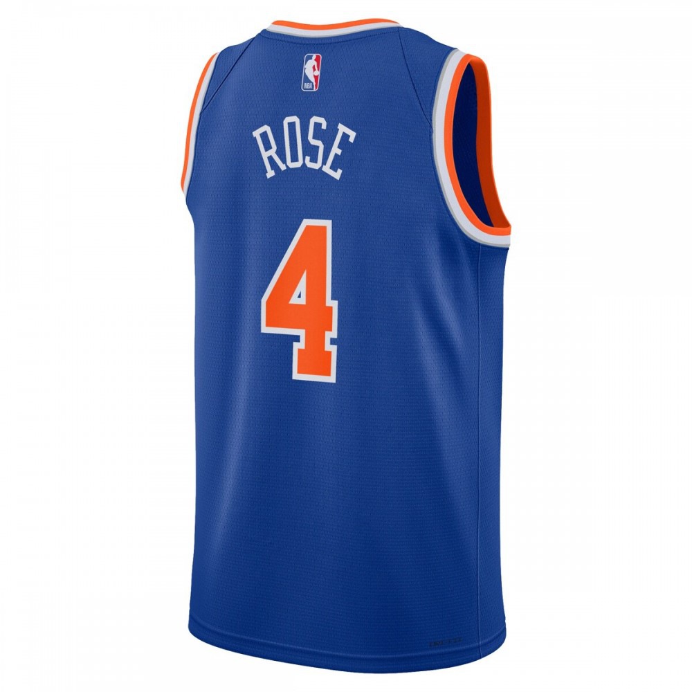 Derrick Rose New York Knicks Nike Youth 21/22 Swingman Jersey - Icon Edition - Blue-League Wear Hub