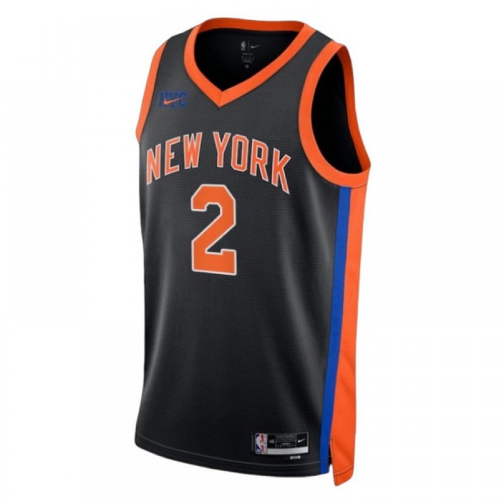 Miles McBride New York Knicks Nike Unisex 22/23 Swingman Jersey - City Edition - Black-League Wear Hub