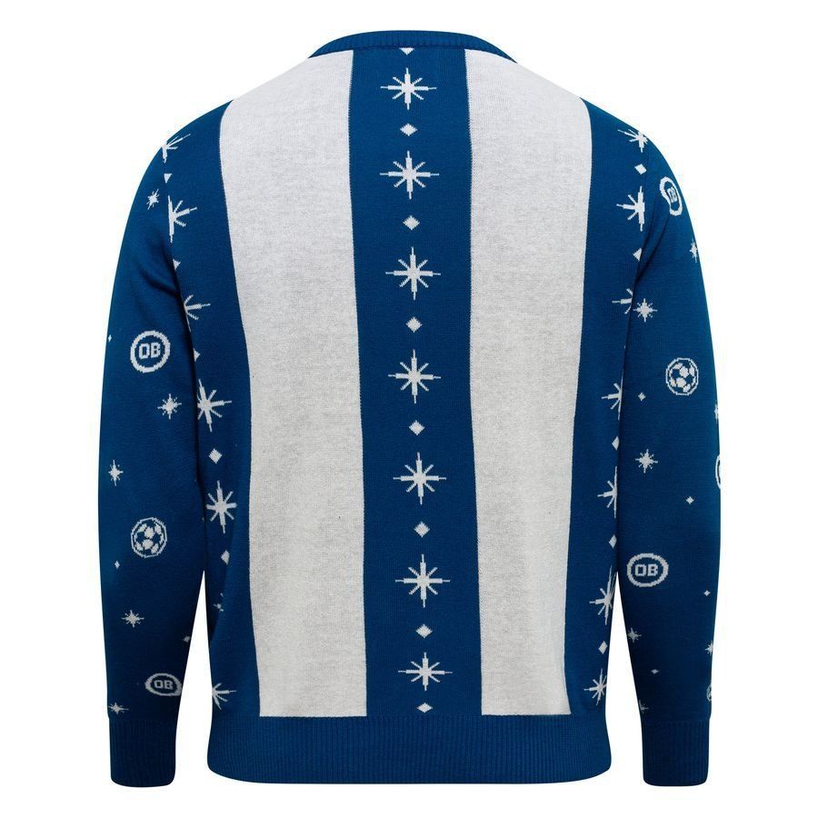 Odense Boldklub Christmas Jumper 2025 - Blue Kids-League Wear Hub
