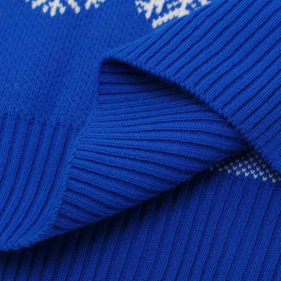 Odense Boldklub Christmas Jumper - Blue/White Kids-League Wear Hub