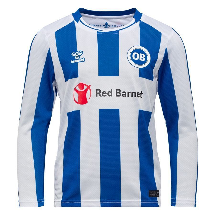 Odense Boldklub Home Shirt 25/26 Kids Long Sleeves-League Wear Hub