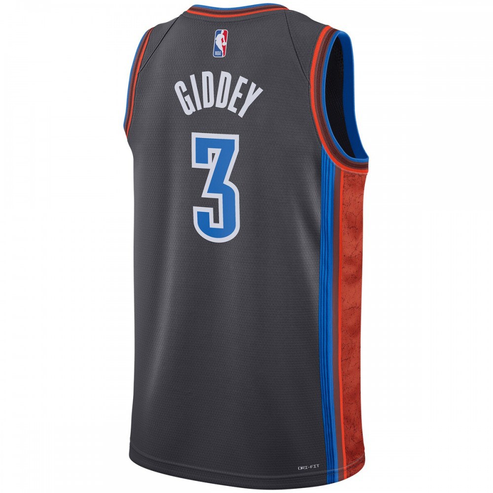 Josh Giddey Oklahoma City Thunder Nike Unisex 22/23 Swingman Jersey - City Edition - Gray-League Wear Hub