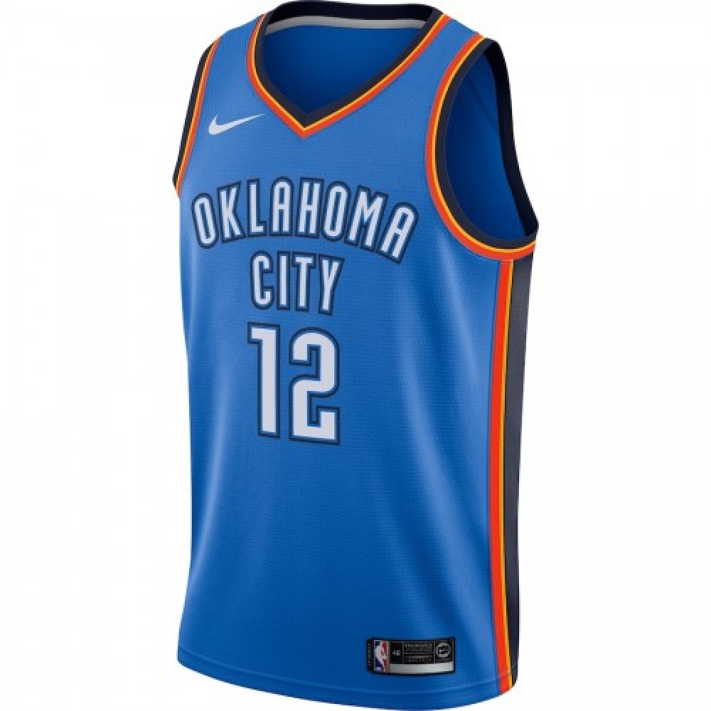 Men's Oklahoma City Thunder Steven Adams #12 Nike Blue Swingman Jersey - Icon Edition-League Wear Hub