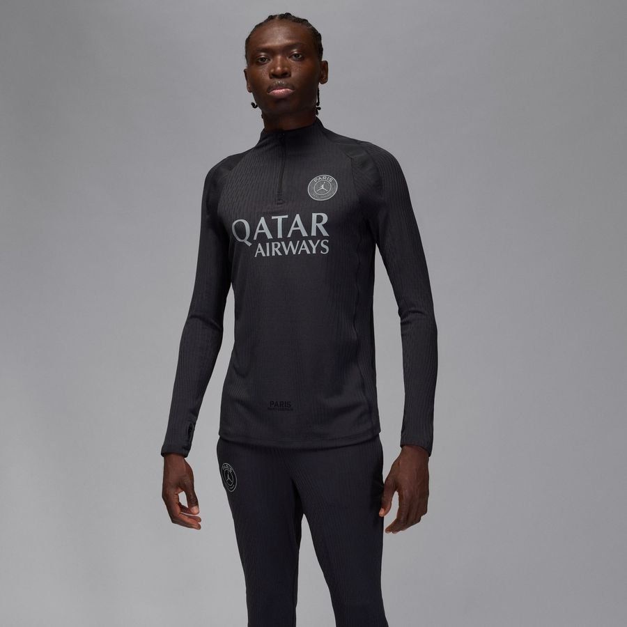 Paris Saint Germain Training Shirt Dri-FIT ADV Strike Elite Drill 4th Jordan x PSG - Particle Grey/Off Noir-League Wear Hub