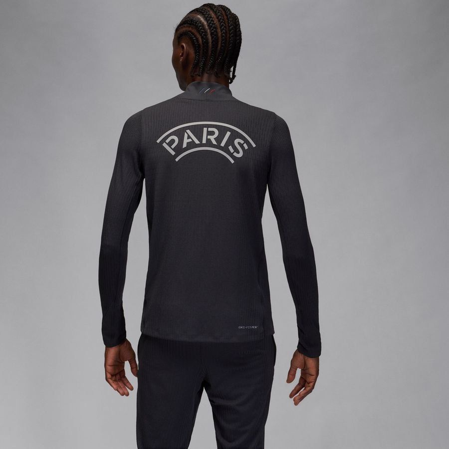Paris Saint Germain Training Shirt Dri-FIT ADV Strike Elite Drill 4th Jordan x PSG - Particle Grey/Off Noir-League Wear Hub