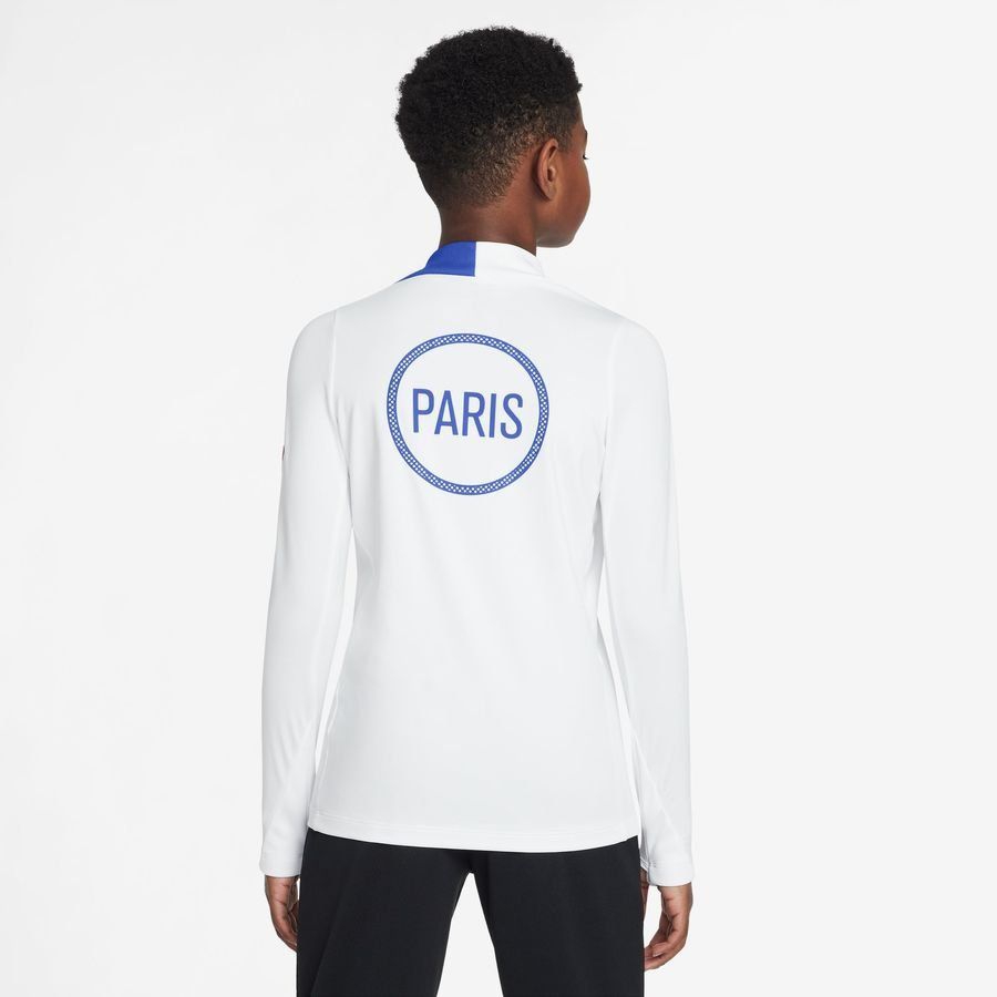 Paris Saint Germain Training Shirt Dri-FIT Strike Drill 3rd - White/Hyper Royal/Global Red Kids-League Wear Hub